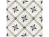 Anatolia - Plancher de céramique Form Sand Compass Mat 7-3/4" x 7-3/4"