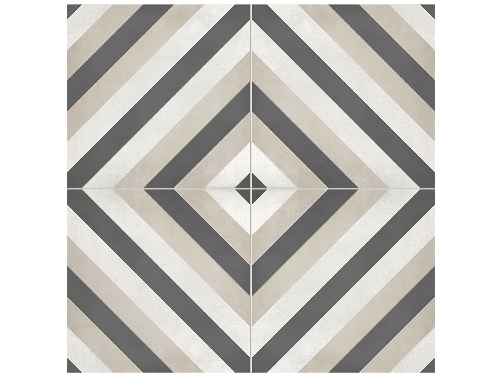 Anatolia - Plancher de céramique Form Sand Diamond Mat 7-3/4" x 7-3/4"