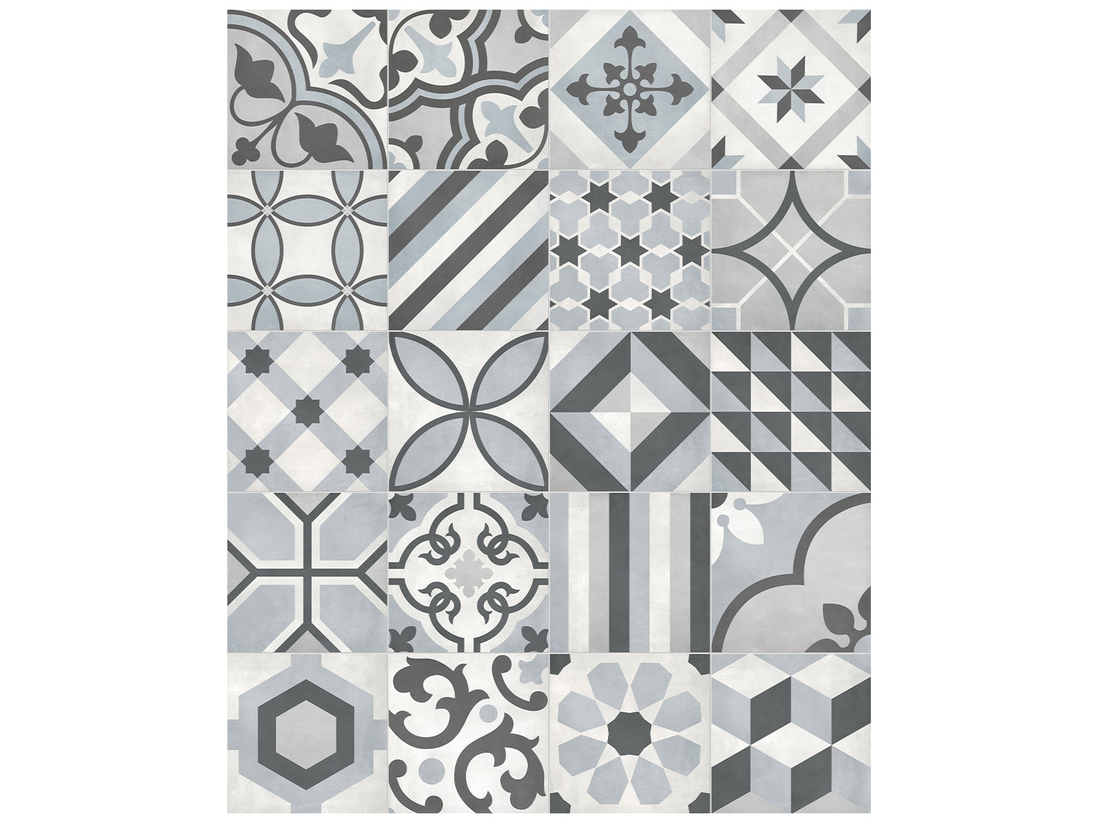Anatolia - Plancher de céramique Form Tide Deco Mat 7-3/4" x 7-3/4"