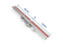 Sigma Swivel Measuring Bars for 3B/3B2/3B4/3BK/3B2K/3BM/3B2M/3B4M Tile Cutters ||90LB