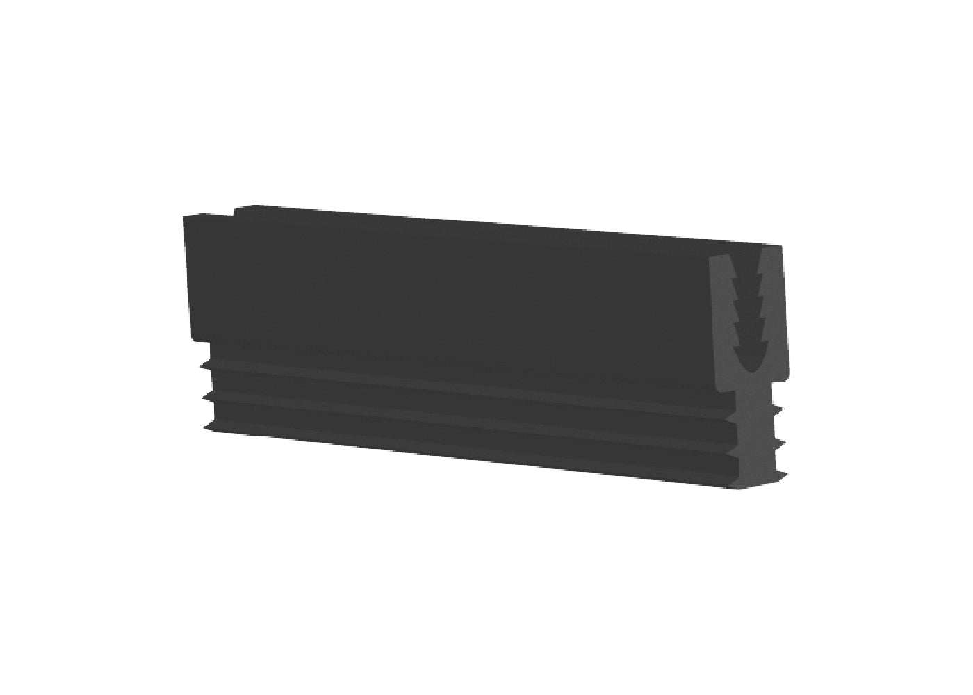 Core Flooring - Extension de moulure pour cap E & T en vinyle - 5/16" x 12'