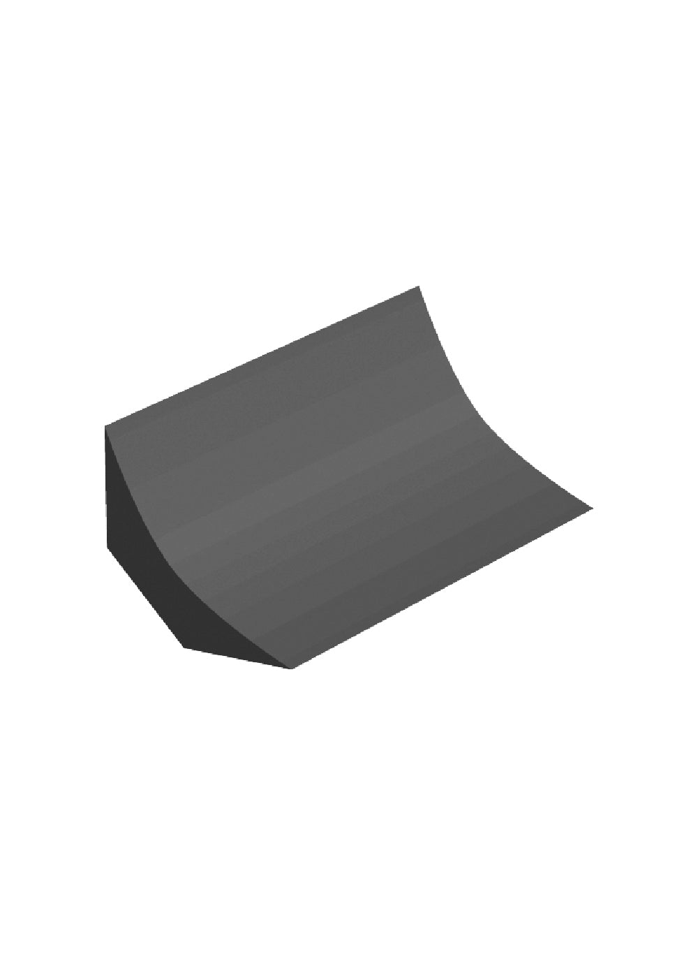 Core Flooring - Forme d'appui en vinyle Plasticove rigide - 3/4" (19 mm) x 3/4" x 12'