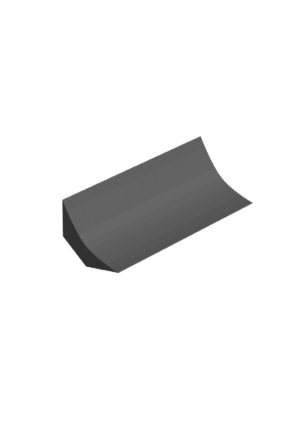 Core Flooring - Petite profilé à gorge flexible en vinyle Plasticove - 1/2" (12.5 mm) x 1/2" x 12'