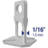 QEP - Clips de nivellement 1/16" pour céramique murs et planchers (paquet de 100)