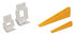 QEP - Cales XL LASH jaune (paquet de 50)