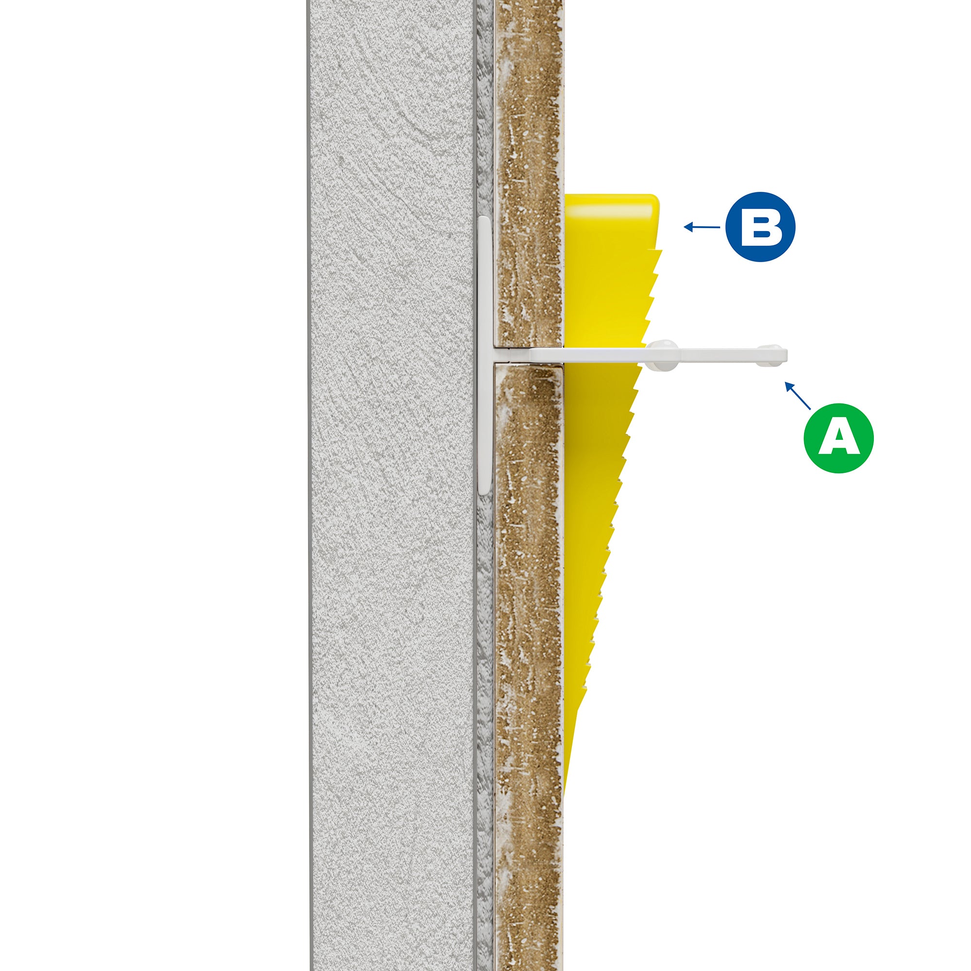 QEP - Système de nivellement de carreaux Xtreme. partie A. clips pour joints de 1/16 po (paquet de 100) ||Q99761