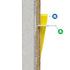 QEP - Système de nivellement de carreaux Xtreme. partie A. clips pour joints de 1/16 po (paquet de 100) ||Q99761