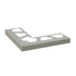 Schluter - BARA-RW Coin extérieur 90° pour profilé de bordure de balcon aluminium gris classique 1" (25 mm)