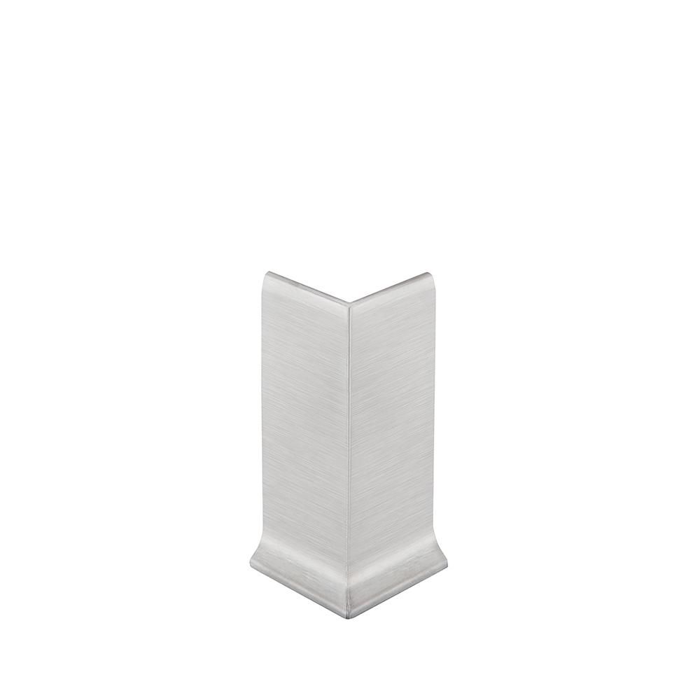 Schluter - DESIGNBASE-SL Coin extérieur 90° - acier inoxydable (V2) brossé 4-3/8" (110 mm)