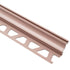 Schluter - DILEX-AHK Profilé à gorge avec un radius de 3/8" - aluminium anodisé cuivre mat 1/2" (12.5 mm) x 8' 2-1/2"