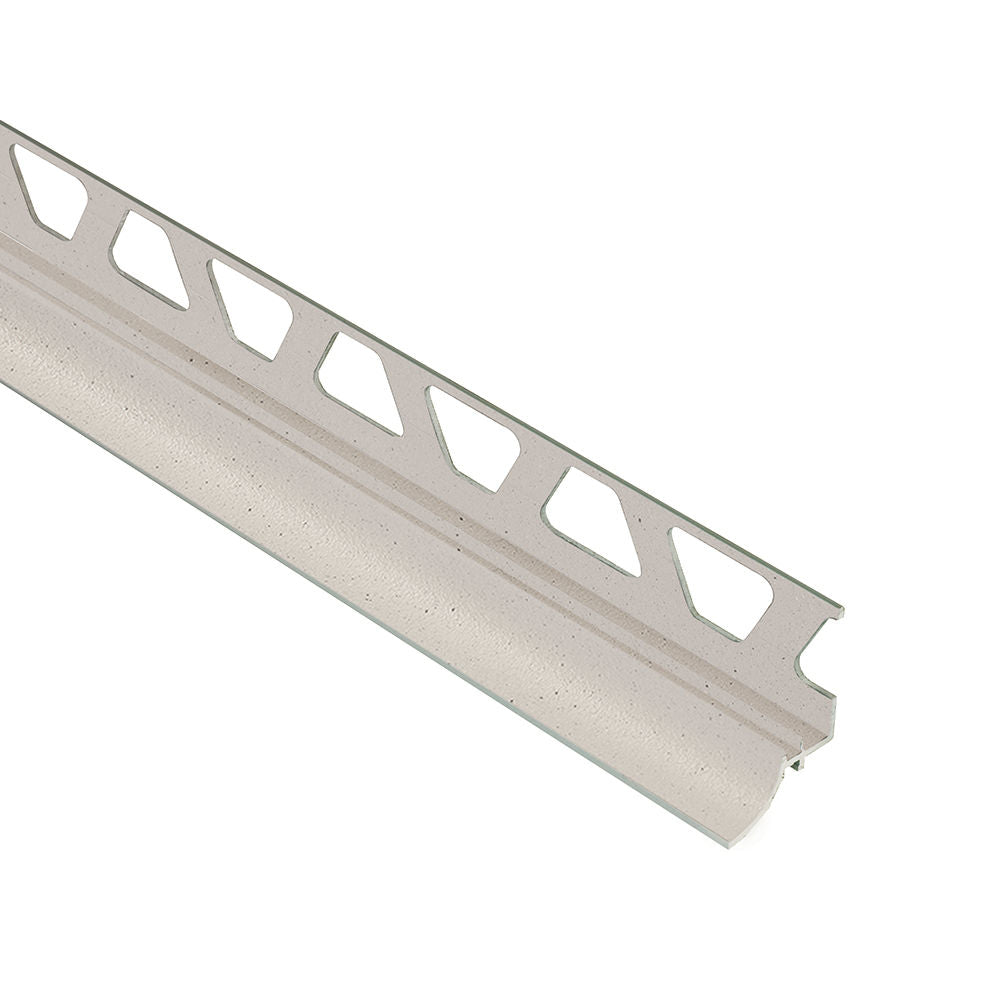 Schluter - DILEX-AHKA Profilé à gorge avec un radius de 3/8" - aluminium ivoire 1/2" (12.5 mm) x 8' 2-1/2"