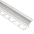 Schluter - DILEX-PHK Profilé à gorge avec un radius de 3/8" (10 mm) - plastique PVC gris classique 3/8" x 8' 2-1/2"