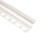 Schluter - DILEX-PHK Profilé à gorge avec un radius de 3/8" - plastique PVC blanc 5/16" (8 mm) x 8' 2-1/2"