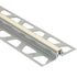 Schluter - DILEX-AKWS Profilé de joint de surface avec zone de mouvement de PVC 1/4" - aluminium sable 5/16" (8 mm) x 8' 2-1/2"