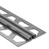 Schluter - DILEX-EKSB Profilé de joint de surface pour les revêtements de plancher plus minces - acier inoxydable (V2) avec joint de 1/4" noir 3/32" (2.5 mm) x 8' 2-1/2"