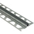 Schluter - DILEX-KSN Profilé pour joint de surface avec insertion noire de 7/16" - Aluminium 3/8" (10 mm) x 8' 2-1/2"