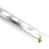 Schluter - DECO Profilé décoratif de protection de rebord large - laiton chromé 11/32" (9 mm) x 8' 2-1/2"