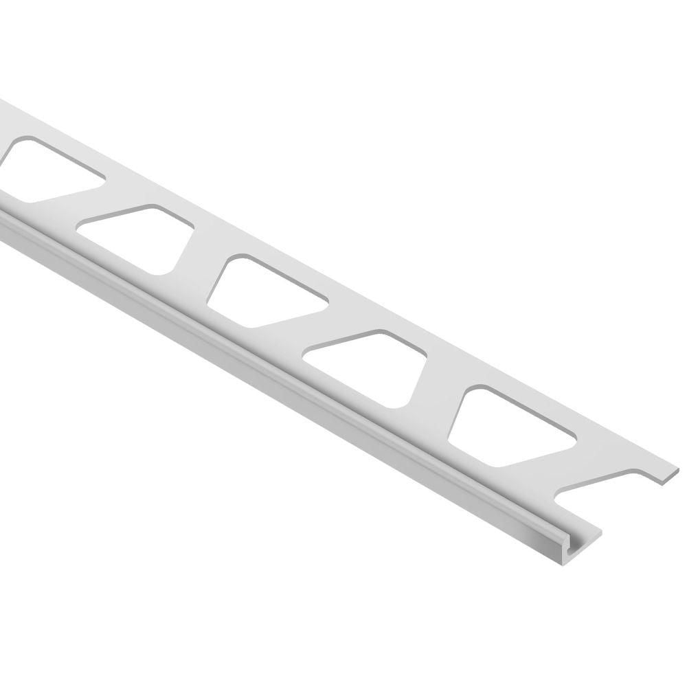 Schluter - JOLLY-P Profilé de bordure de mur - Plastique PVC gris classique 3/16" (4.5 mm) x 8' 2-1/2"