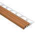 Schluter - TREP-S Profilé de nez de marche avec insert brun noisette - aluminium et plastique PVC 1-1/32" x 4' 11" x 3/8" (10 mm)