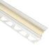 Schluter - DILEX-PHK Profilé à gorge avec un radius de 3/8" (10 mm) - plastique PVC sable 3/8" x 8' 2-1/2"