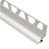 Schluter - DILEX-AHKA Profilé à gorge avec un radius de 3/8" - aluminium anodisé nickel mat 9/16" (15 mm) x 8' 2-1/2"