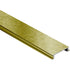 Schluter - DESIGNLINE Profil décoratif de bordure - aluminium anodisé laiton poli 1/4" (6 mm) x 8' 2-1/2"