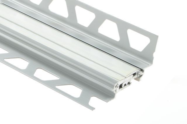 Schluter - DILEX-BTO Profilé de joint d'expansion - aluminium anodisé mat 3/8" (10 mm) x 8' 2-1/2"