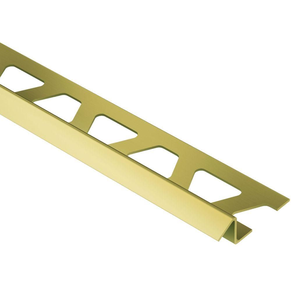 Schluter - RENO-TK Profilé réducteur - laiton 3/8" (10 mm) x 8' 2-1/2"