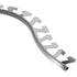 Schluter - SCHIENE Profilé radius de bordure pour mur/plancher - acier inoxydable (V2) 1/4" (6 mm) x 8' 2-1/2"