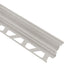 Schluter - DILEX-AHK Profilé à gorge avec un radius de 3/8" (10 mm) - aluminium grège 3/8" x 8' 2-1/2"
