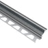 Schluter - DILEX-AHK Profilé à gorge avec un radius de 3/8" (10 mm) - aluminium étain 3/8" x 8' 2-1/2"