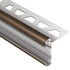 Schluter - RONDEC-CT Profilé de bordure à comptoir double rail - Aluminum Bronze 1/2" (12.5 mm) x 8' 2-1/2"
