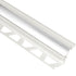 Schluter - DILEX-PHK Profilé à gorge avec un radius de 3/8" - plastique PVC blanc éclatant 5/16" (8 mm) x 8' 2-1/2"