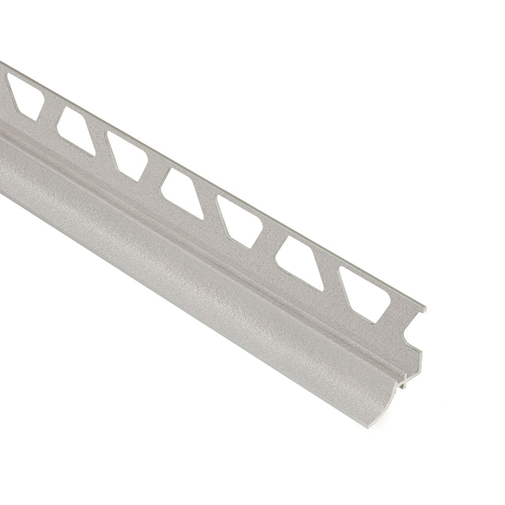 Schluter - DILEX-AHKA Profilé à gorge avec un radius de 3/8" - aluminium grège 1/2" (12.5 mm) x 8' 2-1/2"