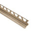 Schluter - DILEX-AHKA Profilé à gorge avec un radius de 3/8" (10 mm) - aluminium beige 3/8" x 8' 2-1/2"