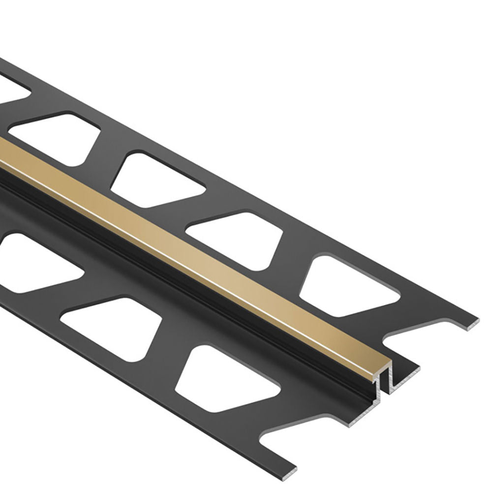 Schluter - DILEX-BWS Profilé pour joint de surface avec zone de mouvement de 3/16" - plastique PVC beige clair 1/4" (6 mm) x 8' 2-1/2"