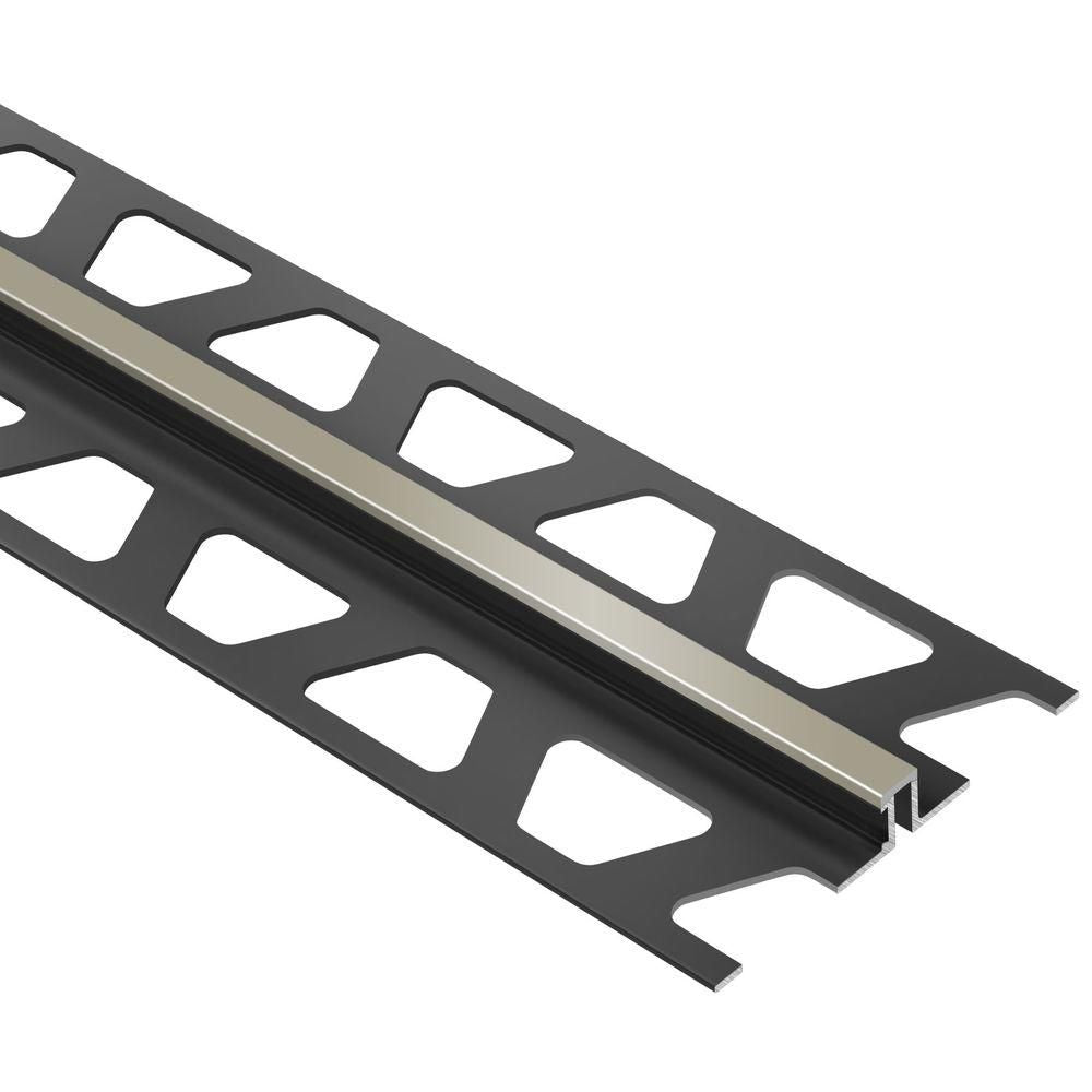 Schluter - DILEX-BWS Profilé pour joint de surface avec zone de mouvement de 3/16" - plastique PVC gris 1/4" (6 mm) x 8' 2-1/2"