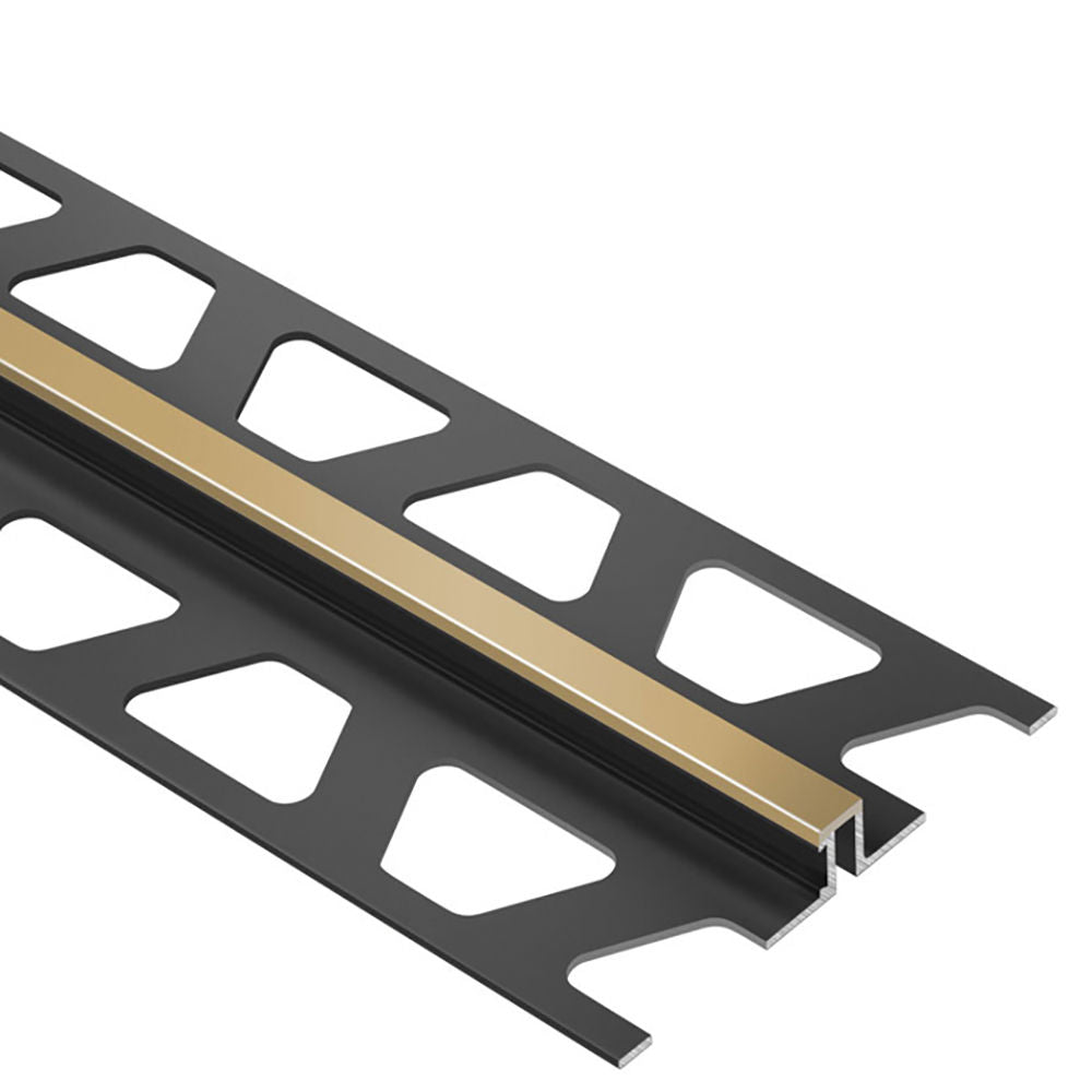 Schluter - DILEX-BWS Profilé pour joint de surface avec zone de mouvement de 3/16" - plastique PVC beige clair 11/32" (9 mm) x 8' 2-1/2"