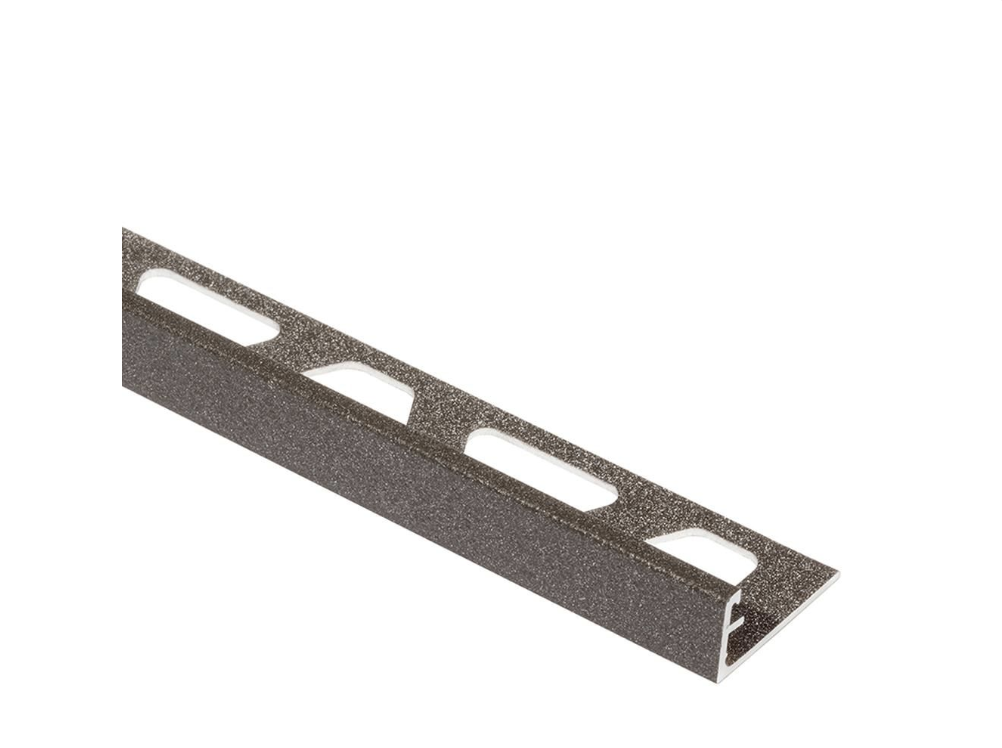 Schluter - 3/8" (10 mm) x 8' 2-1/2" - SCHIENE Profilé de bordure de mur aluminium anthracite clair ||A100TSLA
