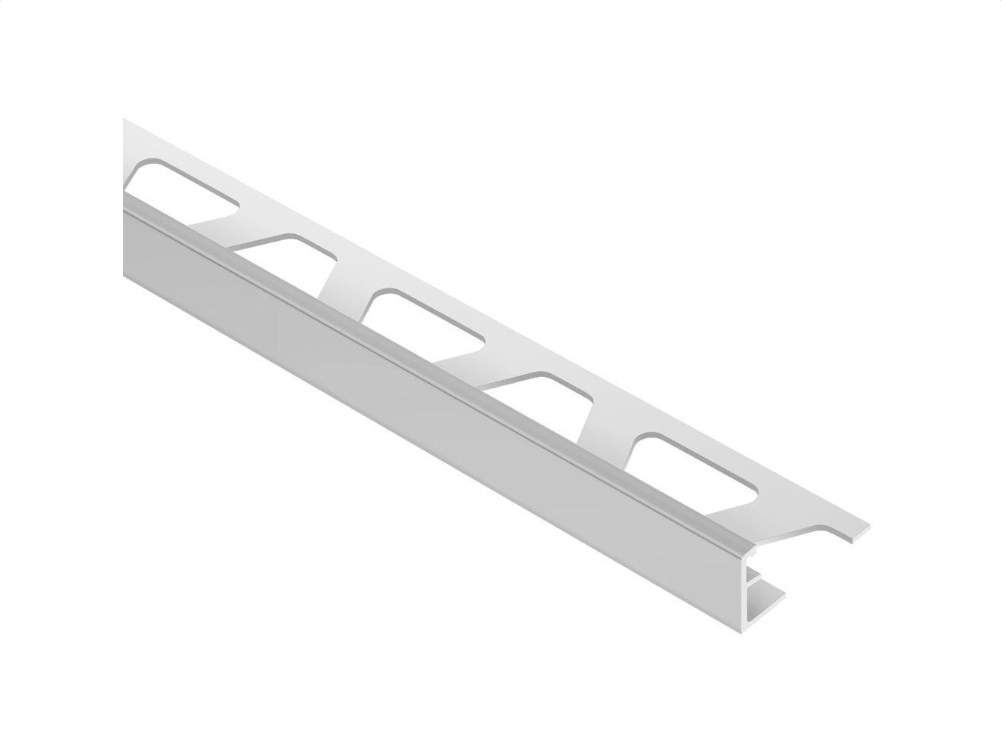 Schluter - 1/2" (12.5 mm) x 8' 2-1/2" - SCHIENE Profilé de bordure de mur aluminium gris classique ||A125PG