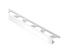 Schluter - 1/4" (6 mm) x 8' 2-1/2" - SCHIENE Profilé de bordure de mur aluminium blanc éclatant ||A60BW