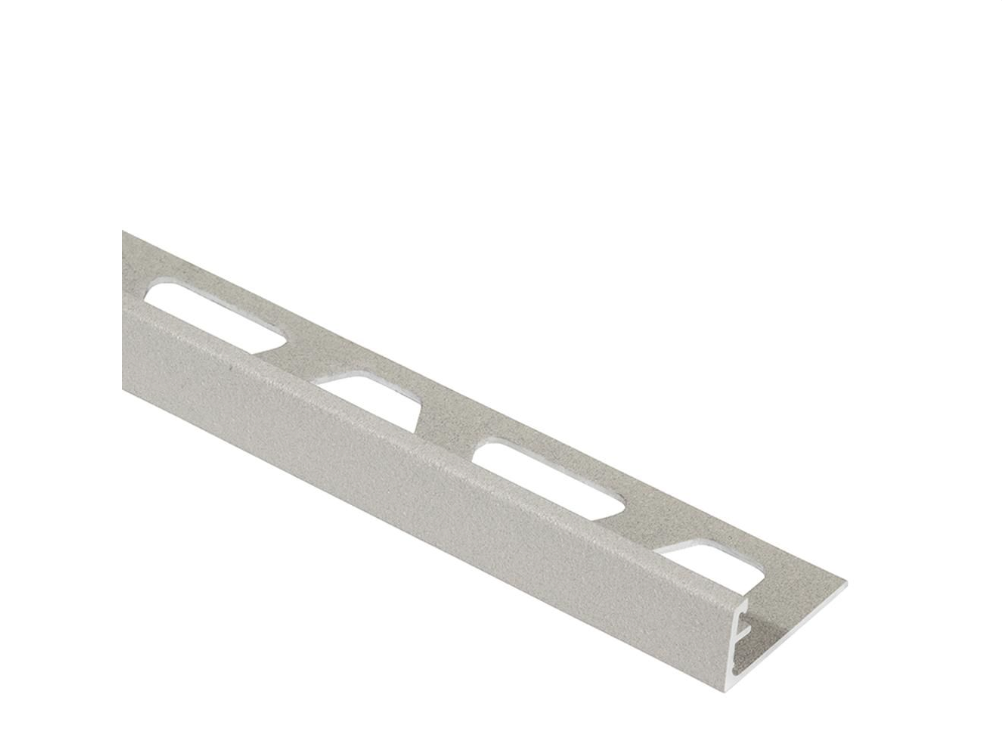 Schluter - 5/16" (8 mm) x 8' 2-1/2" - SCHIENE Profilé de bordure de mur aluminium grège ||A80TSBG