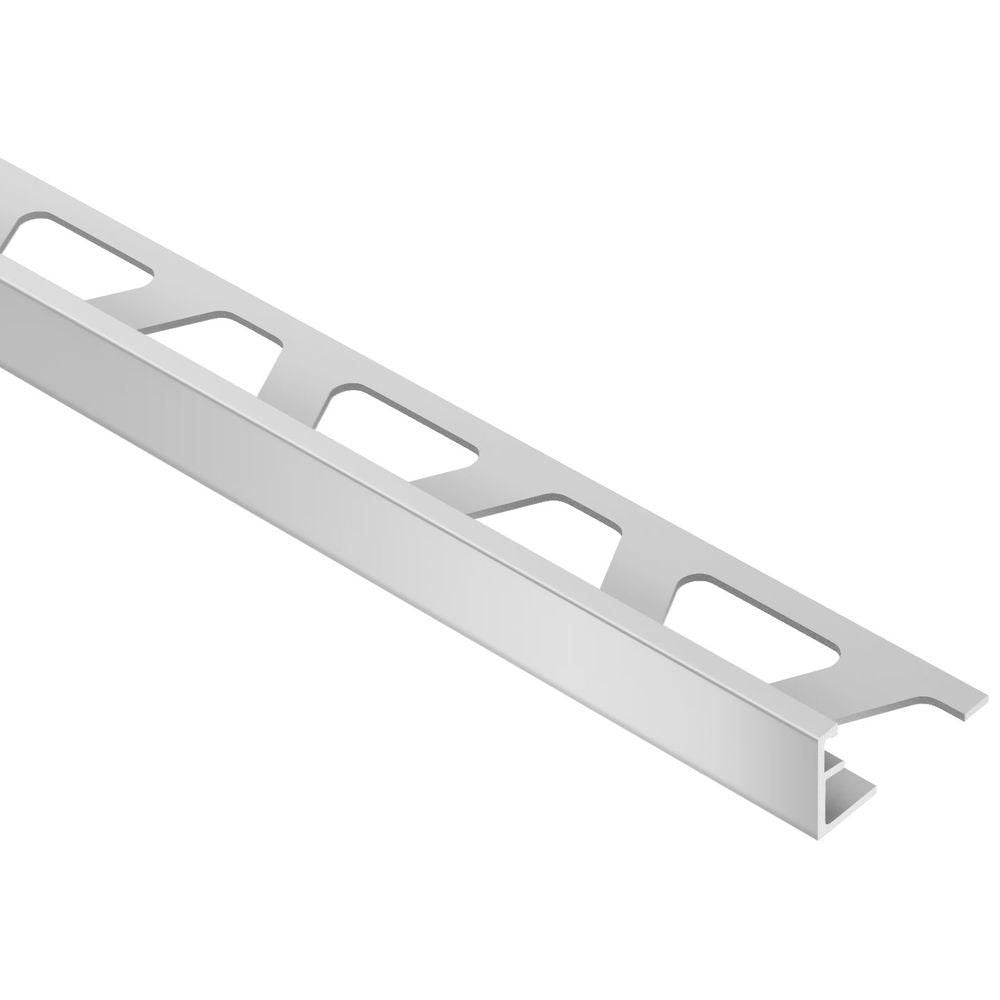 Schluter - SCHIENE Profilé de bordure pour mur/plancher aluminium anodisé mat 9/32" (7 mm) x 8' 2-1/2"