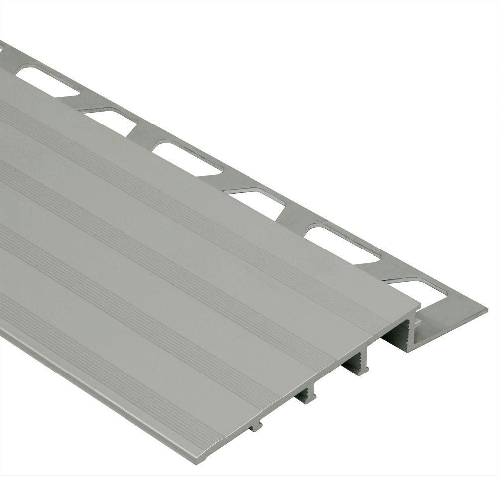 Schluter - RENO-RAMP Profilé réducteur large - aluminium anodisé mat 3-1/2" x 8' 2-1/2" x 1/2" (12.5 mm)
