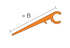 Schluter - Profilé de transition RENO-VB - aluminium anodisé mat - 3/4" (20 mm) x 8' 2 1/2"