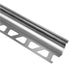 Schluter - DILEX-AHK Profilé à gorge avec un radius de 3/8" (10 mm) - aluminium anodisé chrome brossé 3/8" x 8' 2-1/2"