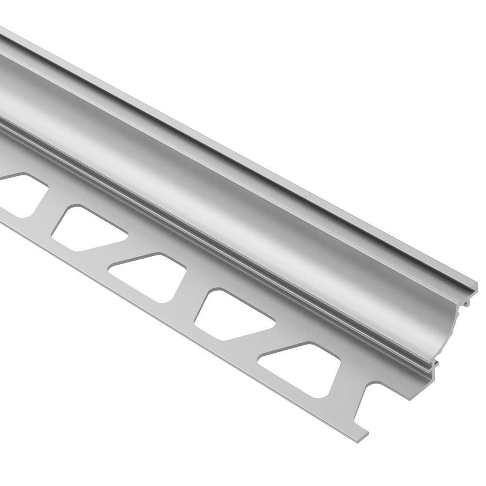 Schluter - DILEX-AHK Profilé à gorge avec un radius de 3/8" (10 mm) - aluminium anodisé mat 3/8" x 8' 2-1/2"
