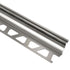 Schluter - DILEX-AHK Profilé à gorge avec un radius de 3/8" - aluminium anodisé nickel brossé 1/2" (12.5 mm) x 8' 2-1/2"