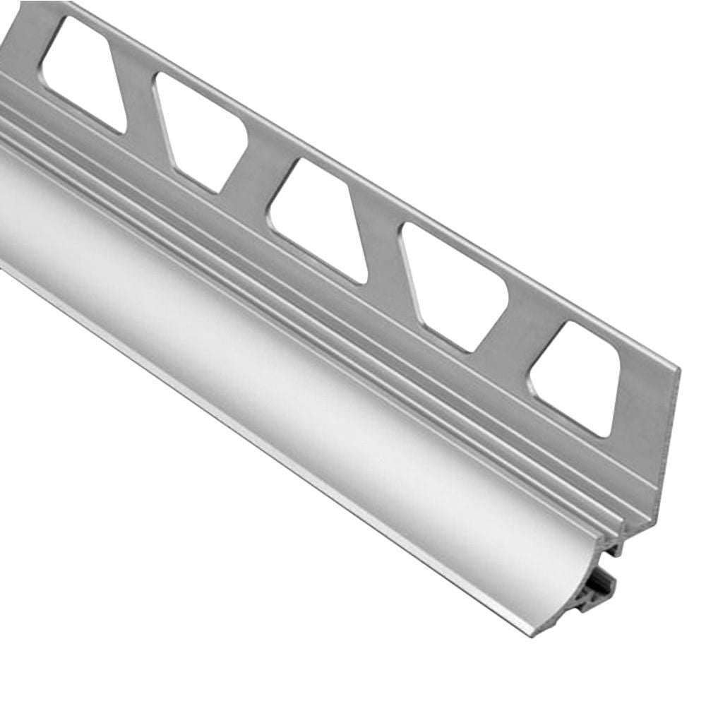 Schluter - DILEX-AHKA Profilé à gorge avec un radius de 3/8" (10 mm) - aluminium anodisé mat 3/8" x 8' 2-1/2"