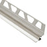 Schluter - DILEX-AHKA Profilé à gorge avec un radius de 3/8" - aluminium anodisé nikel brossé 1/2" (12.5 mm) x 8' 2-1/2"
